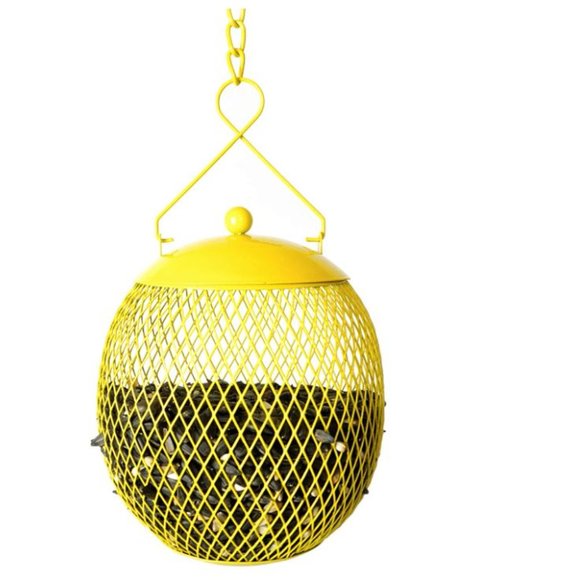 NWT- Globe Bird Feeder - Yellow - Picture 2 of 6
